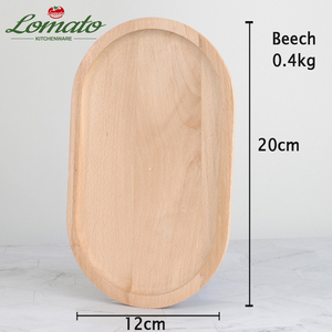 Bắc Âu Nhỏ 3PC Thiết Kế Handmade Hình Bầu Dục Keo Gỗ Gỗ Tự Nhiên Sushi Hình Bầu Dục Trang Chủ Trang Trí Phục Vụ Khay Gỗ Quả Óc Chó - Product Image 5