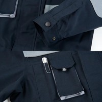 Pantalon de travail cargo en coton pour homme avec plusieurs poches embossées durables, confortable, service OEM, pantalon de travail, combinaison de travail, uniforme de travail