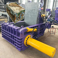 Presse hydraulique compacteuse de déchets métalliques, de boîtes de conserve et de canettes en aluminium