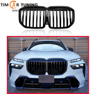 Grille avant TIM de remplacement pour <span class=keywords><strong>BMW</strong></span> X7 (G07) LCI <span class=keywords><strong>2023</strong></span>+ Noir brillant et tricolore X7 G07 LCI Double/Simple Grille - Product Image 1