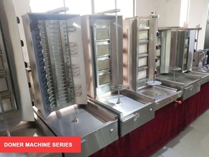 Máquina de <span class=keywords><strong>Shawarma</strong></span> de Gas comercial, 2 quemadores, a la venta, máquina de Sharwama rotativa de pollo para uso doméstico, Mini máquina de Kebab Doner - Product Image 6