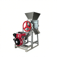 Automatische machine voor het pellen, schillen en ontvellen van verse koffiebonen