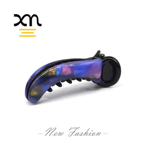 Pince à cheveux luxueux et uniques en acétate, 1 pièce, accessoires pour les cheveux épais et fins, style corne, - Product Image 3