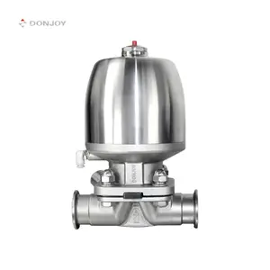 Donjoy Stainless steel sanitary diaphragm valve manufacturers pneumatic diaphragm control valve