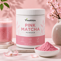 Poudre de matcha rose personnalisée, poudre de fruit du dragon rouge, poudre de betterave, poudre de matcha rose en vrac, autres boissons, grossiste