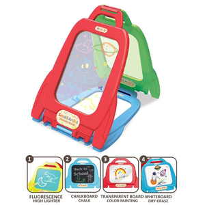 Transparant Tekenbord 4 In 1 Creatief Leren Lcd Tablet Plastic Kunstenaar Ander Educatief Speelgoed Tekentafel - Product Image 5