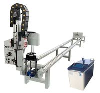 Máquina de Corte Láser de Fibra CNC de 4 Ejes de Alta Precisión con Refrigeración por Agua para Perforación y Corte de Tubos Metálicos Pequeños