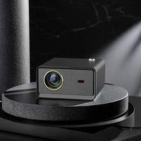 Proyektor HTP Factory H90 4K 3500 Lumens 1080P Video Full HD LED Portabel VGA USB Beamer untuk Home Cinema