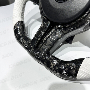 Volante de Fibra de Carbono Forjado Directo de Fábrica para <span class=keywords><strong>BMW</strong></span> M2 M3 M4 <span class=keywords><strong>M5</strong></span> F10 F50 F30 F32 F80 F82 F87 F90 E90 E92 E60 E63 G20 G30 - Product Image 4