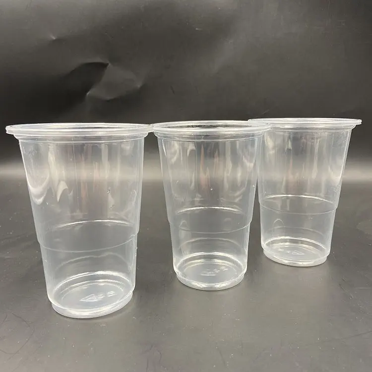 Wholesale Disposable Clear Plastic Injection Molded Half Pint Cup
