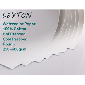 Papier aquarelle en coton <span class=keywords><strong>Leyton</strong></span> LD3832, format petit 18*12,5 cm, 300 g/m², grainé, 20 feuilles/paquet - Product Image 4