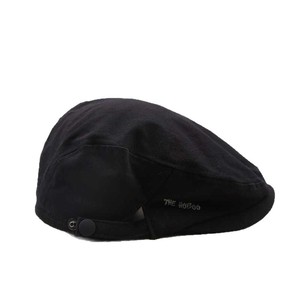 Unisex <b>Beret</b> Canvas Hat Dark Brown Solid Color Breathable Sun Shading Cap For Men Women Spring Autumn Wear - Product Image 5
