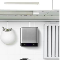 Timbangan Dapur Elektronik Multifungsi dengan Logo Kustom, Bahan Stainless Steel, Layar Digital, dan Baki Logam