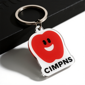 High Quality Custom Logo Keychains UV Printed Anime Style Keychains Hot Sale Plastic Key Chains for Personal Gifting Events