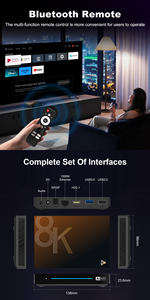 กล่องรับสัญญาณ H96 MAX STB 4K สตรีมมิ่งมีเดียเพลเยอร์ สมาร์ท OTT พรีเมียม ระบบปฏิบัติการ Google Android 12 กล่องทีวี สหรัฐอเมริกา ฝรั่งเศส เยอรมนี สหราชอาณาจักร จัดส่งฟรี - Product Image 6