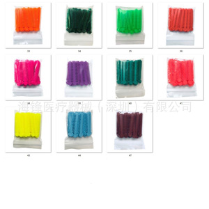 Ligatures orthodontiques dentaires, élastiques colorés, 40 pièces pour traitement des appareils dentaires - Product Image 3
