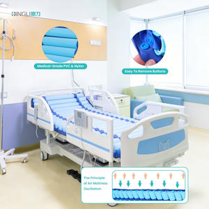 Matelas médical anti-escarres à air avec pompe, coussin tubulaire imperméable pour soulager les escarres, coussin d'hôpital et de soins infirmiers - Product Image 1