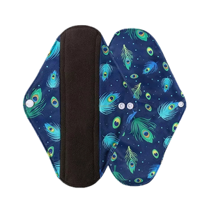 Juego de Toallas Sanitarias Postparto Lavables y Reutilizables con Alas, Alta Absorbencia, Longitud de 180mm/250mm/300mm, Paquete Mixto, Protección Contra Fugas, Uso Nocturno - Product Image 1