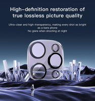 Film de protection d'écran en verre pour objectif d'appareil photo pour IP 14 14plus 14pro 14 Pro Max