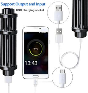 Puntero Láser Azul Profesional con Cabezal 5 en 1 |   Potente Linterna para Entusiastas del Aire Libre y Supervivencistas - Product Image 5