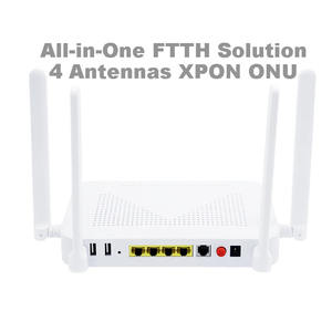 Precio de Fábrica PT939G TG81D9X 4GE XPON ONU WiFi de Doble Banda GPON EPON ONT VoIP USB Módem de Fibra FTTH Igual que F670L HS8546V5 <span class=keywords><strong>EG8145V5</strong></span> - Product Image 1