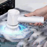 Brosse de nettoyage électrique magique multifonctionnelle pour la vaisselle et la cuisine, antiadhésive, pour la maison et la salle de bain