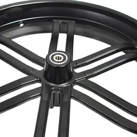 Moteur arrière et roue avant pour vélo électrique Fat Bike 60V 72V 3000W 5000W 20x4.0 avec jante en aluminium moulé et contrôleur