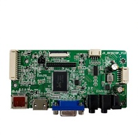 Carte de commande de moniteur d'écran EDP & LVDS entrée VGA DP HD prend en charge la résolution maximale de 2560*1440 DC12-24V écran long de 10.1 ~ 55 pouces