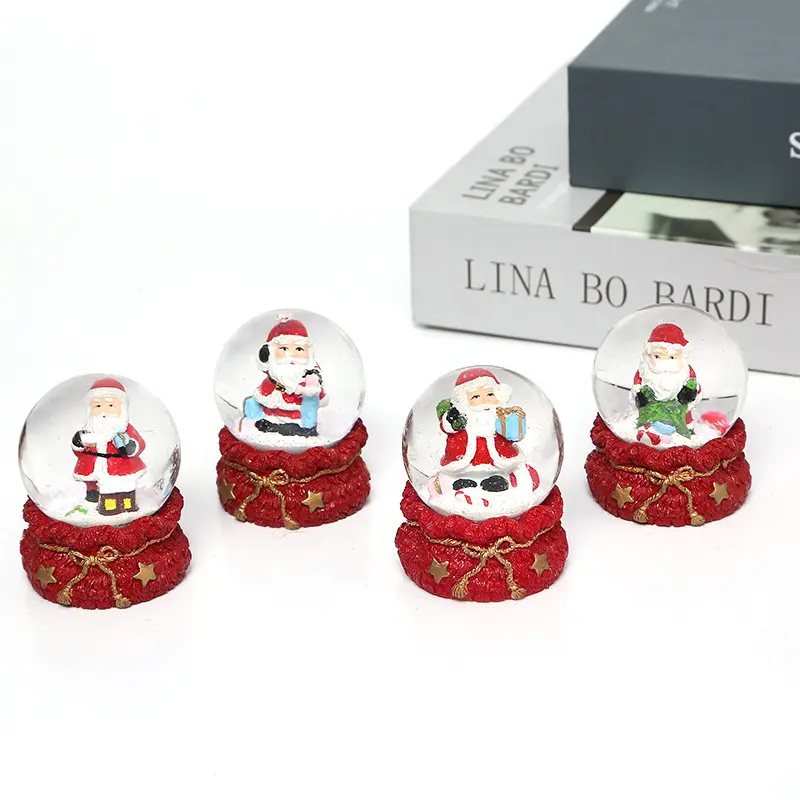 SOUVENIR babbo natale Snow Globe, Animal Snowball, compleanno, natale, regalo per bambini