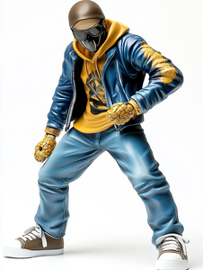 Phim hoạt hình nhựa B-Boy hành động nhân vật <span class=keywords><strong>rap</strong></span> Boy figurine - Product Image 4