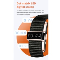 Bracelet connecté intelligent B12, bracelet de fitness, BT5.3, étanche IP68, montre de sport, suivi du rythme cardiaque, suivi du sommeil, bracelet intelligent pour hommes