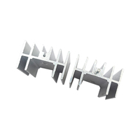 Dissipateurs thermiques en aluminium extrudé sur mesure haute performance 36x11mm pour LED, services de découpe et de pliage de dissipateurs de chaleur pour PCB, alliage OEM/ODM