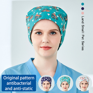 Nuevas Gorras de Diseño de Dibujos Animados con Logotipo Personalizado, Gorro Quirúrgico para Médicos, Gorro de Enfermera, Gorro de Poliéster para Veterinarios, Unisex - Product Image 1