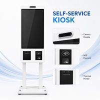 PC tout-en-un robuste à écran tactile capacitif de 21,5/27/32 pouces, prise en charge multi-OS SDK pour les terminaux de paiement, de libre-service et de billetterie