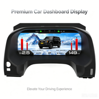 12.3 Inch LCD Digital Instrument Cluster Virtual Cockpit Dashboard Speedometer untuk Toyota Prado LC120 2004-2009 LC150 2010-2023