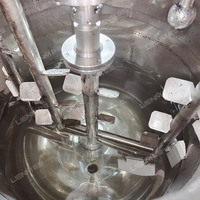 Homogénéisateur-mélangeur de crème cosmétique 20L 50L 100L 150L 200L 300L avec chauffage, machine d'émulsification sous vide pour soins de la peau et dentifrice