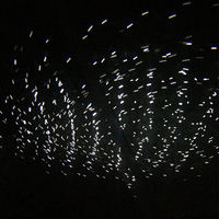 2W Rgb Full Color Starry Night Star Mini Projector Outdoor Waterproof Laser Light