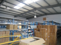 Plancher de mezzanine modulaire pour entrepôt, cloisonnement de marchandises, stockage en entrepôt