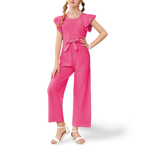 Pantaloni a maglia svasati autunnali da ragazza <span class=keywords><strong>tuta</strong></span> comodo abito da festa alla moda con Logo personalizzabile OEM ODM accettato - Product Image 2