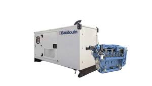 Générateur diesel silencieux BAUDOUIN 1250 KVA 415V à châssis ouvert avec double refroidissement, démarrage à distance, 50Hz - Product Image 3