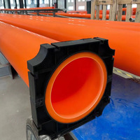 Conduit de protection de câbles électriques en PE sans tranchée, sur mesure OEM/ODM, DN175mm, épaisseur de paroi 5-12mm, pour autoroutes et drainage