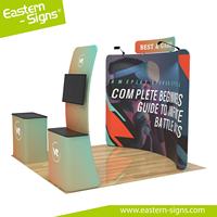 Stand d'exposition personnalisé avec logo, système de stand 10*10 pour salon professionnel