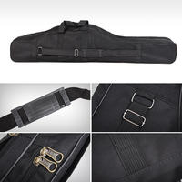 Sac à dos de pêche en polyester double couche, sac de transport portable pour canne à pêche, moulinet et leurres, sac multifonction en toile pour la pêche