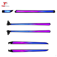 Éclairage d'ambiance intérieur de voiture TMPRO pour Lexus ES 2018-2024, lampe d'ambiance LED multicolores, commande par application, kit de décoration intérieure