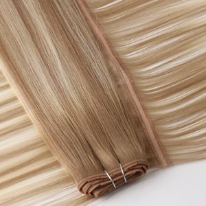 Extensions de cheveux russes Remy vierges, trame simple, lisses, type papillon, micro-liens, toutes les couleurs, cheveux humains Luxsea - Product Image 3