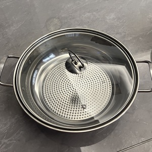 Ensemble <span class=keywords><strong>de</strong></span> casseroles en acier inoxydable antiadhésives avec couvercle en verre pour cuisine domestique et usage quotidien – Vente en gros - Product Image 3