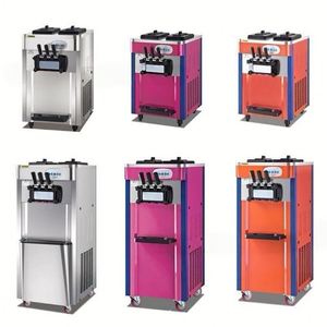 Machine à glace molle commerciale 18L, machine à yaourt glacé, machine à crème glacée avec 2+1 <span class=keywords><strong>saveurs</strong></span>, machine à glace molle - Product Image 2
