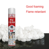 Mousse de polyuréthane en aérosol avec paille 750 ml Utilisation en construction Excellente résistance de liaison Mousse de montage liquide Vente en gros