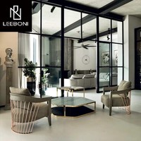 Großhandel Hochwertige Luxus Stoff Sofa Einzels tuhl für Wohnzimmer Weiß Nordic Leisure Einzels ofa Stuhl