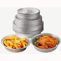 Bandeja Redonda Desechable de Aluminio para Pizza, para Horno, para Pizzerías Profesionales, para Llevar y para Asar la Base Crujiente